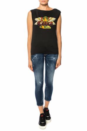 'runway straight cropped jean' jeans, zdjęcie 2 'runway straight cropped jean' jeans od Dsquared2